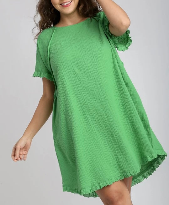 FOLLOW SUIT GREEN DRESS