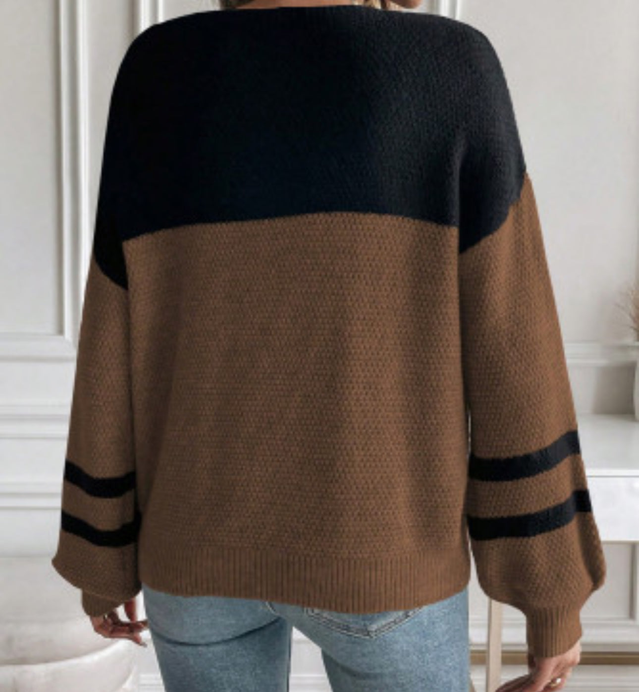 RUTH COLORBLOCK SWEATER