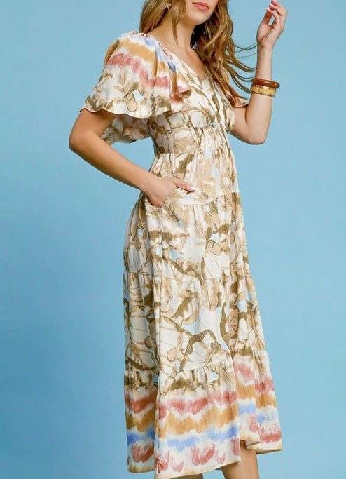 REMIND ME LATER MIDI DRESS