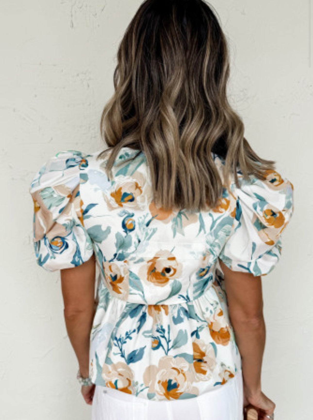LAST LIGHT FLORAL BLOUSE