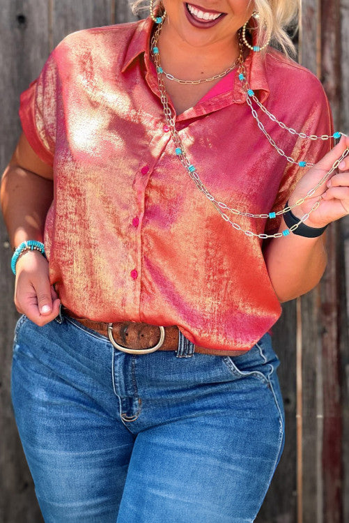 SUNNY GLEAM PINK SHIRT