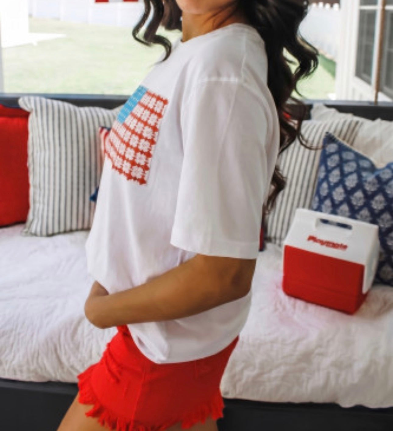 AMERICAN FLOWER TEE