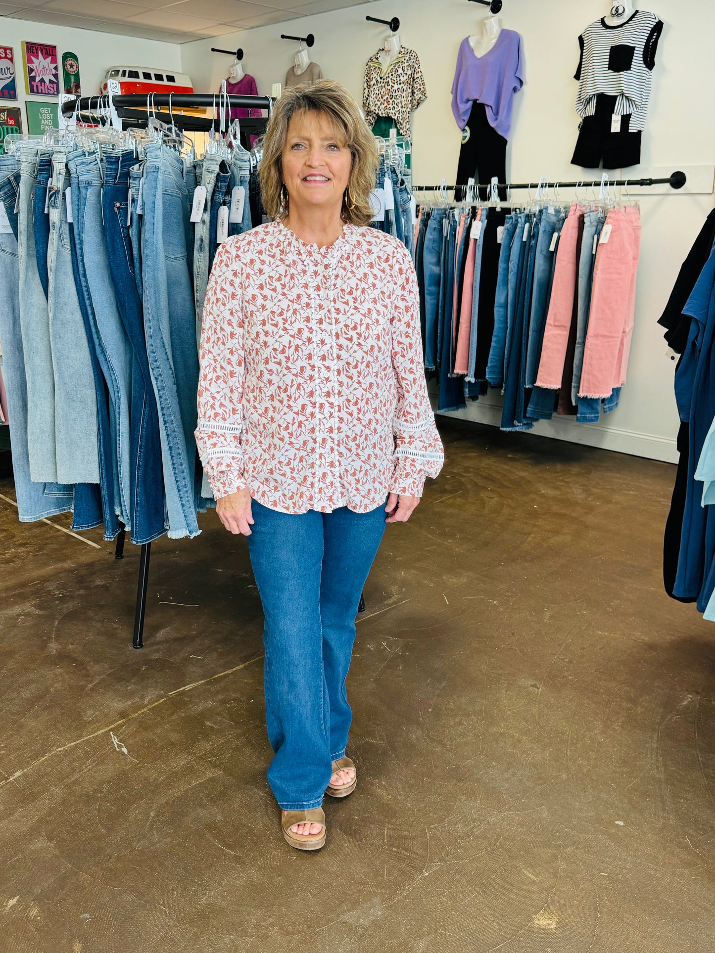 EDEN FLORAL BLOUSE