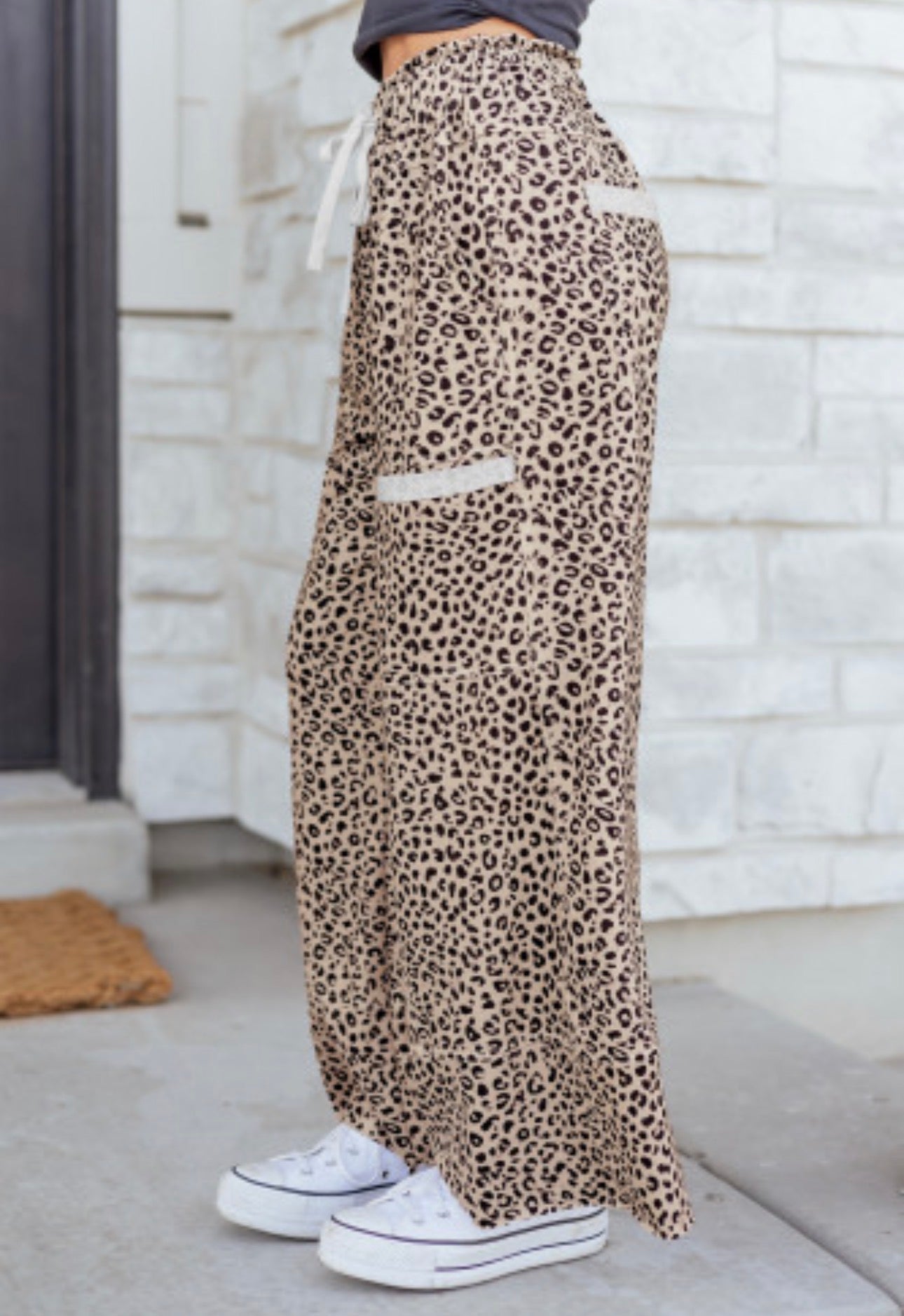 LIEMA LEOPARD PANTS