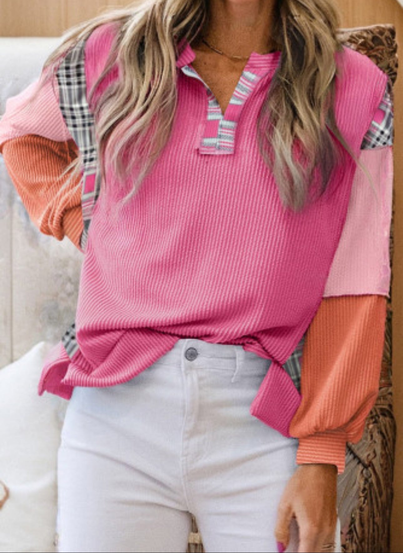 JUNIE PINK TOP