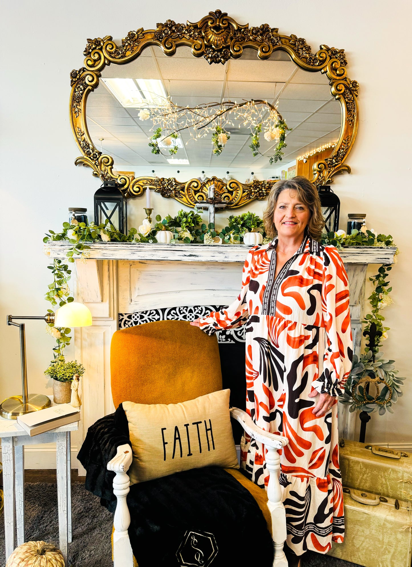 THALIA LEAF MAXI DRESS