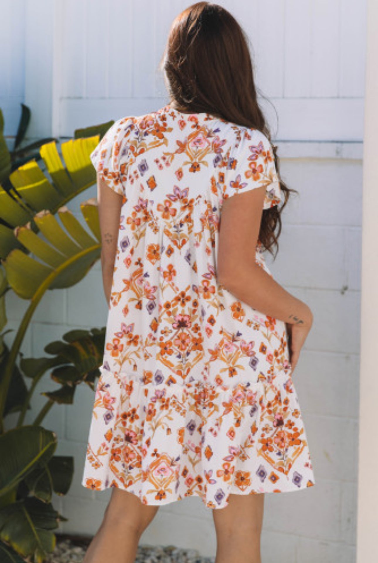 ALL FOR IT FLORAL DRESS