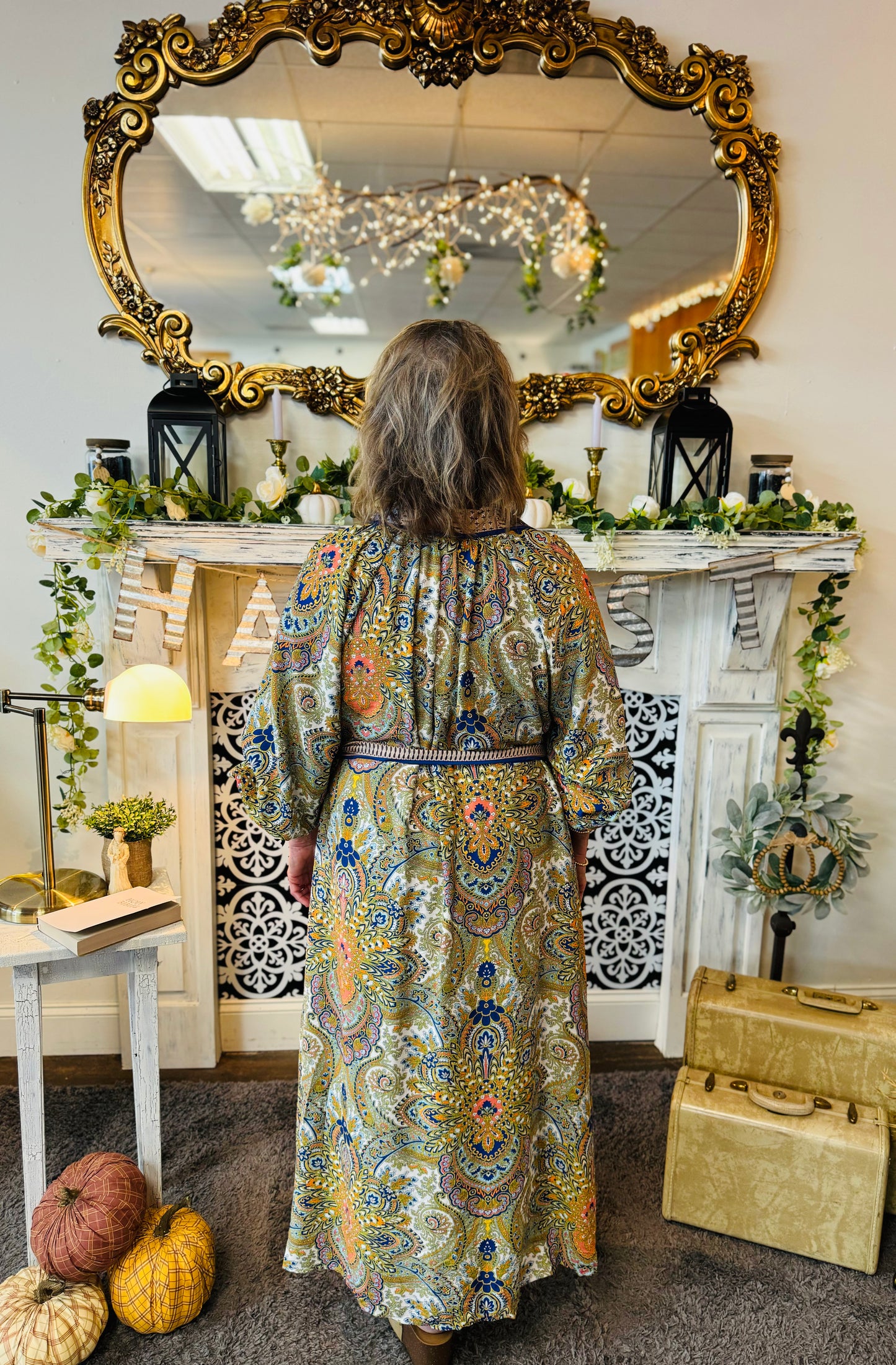 ALL IN THE PAISLEY DRESS