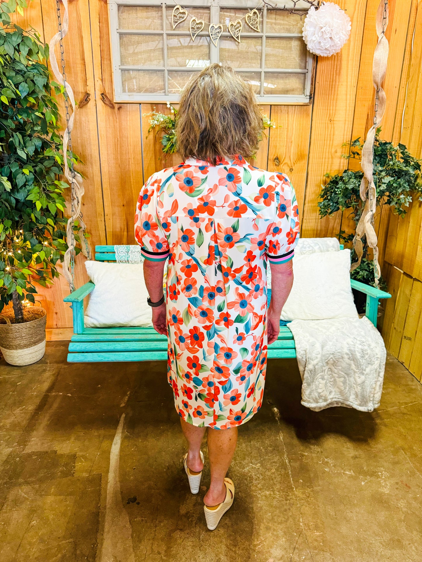 FIRST LOOK FLORAL MINI DRESS