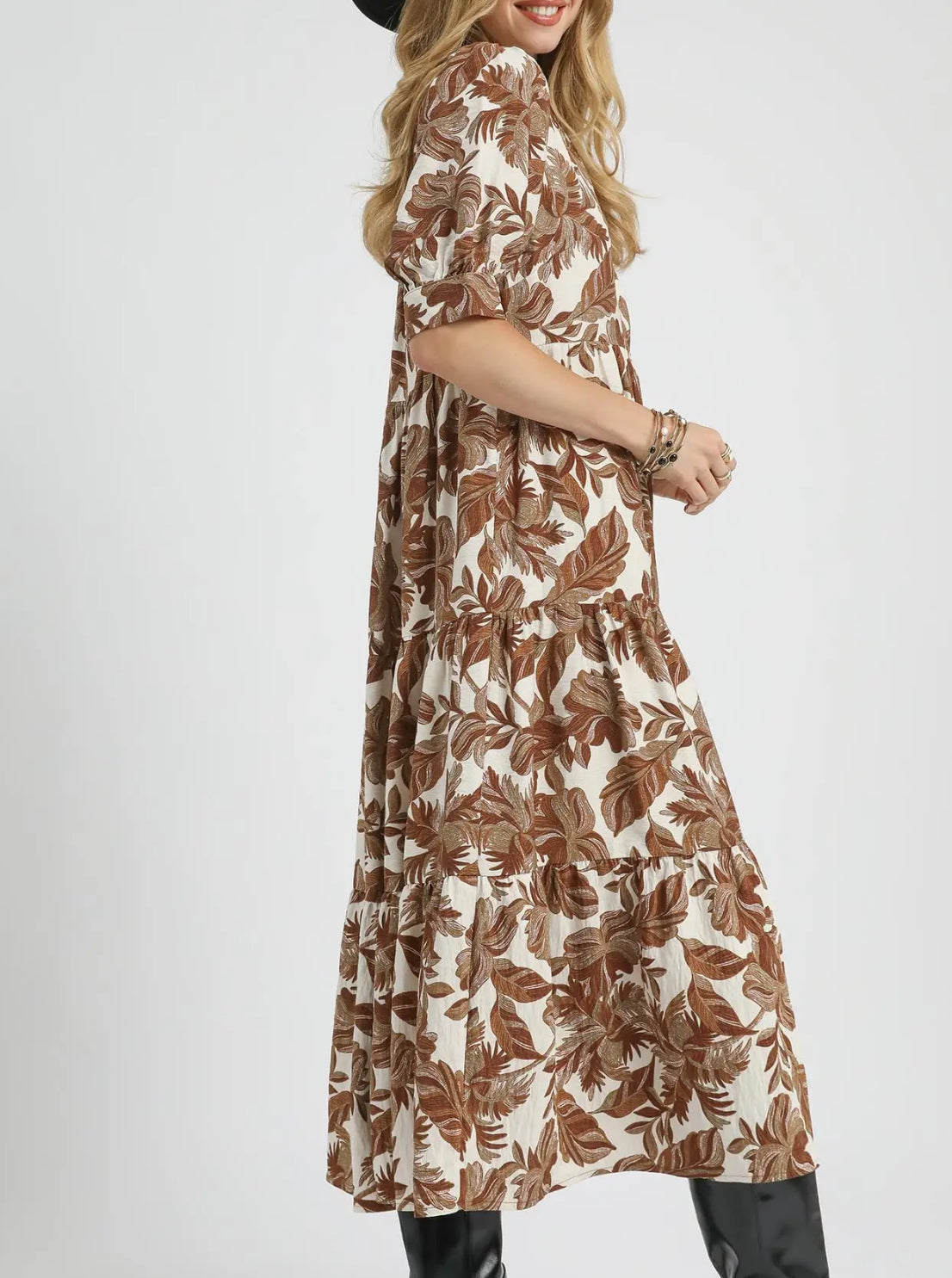 FIRST OF FALL MIDI DRESS