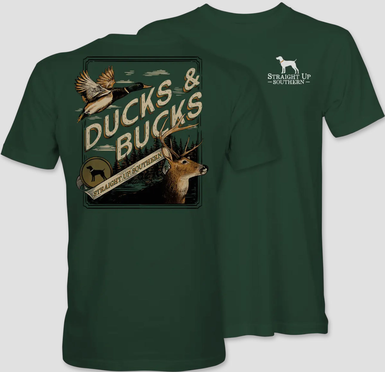 DUCKS & BUCKS GRAPHIC TEE