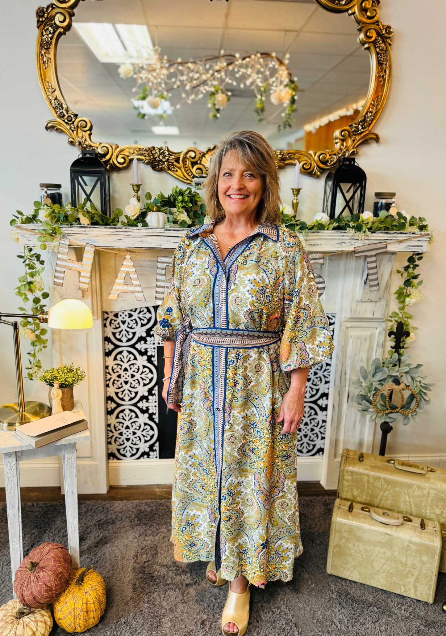 ALL IN THE PAISLEY DRESS