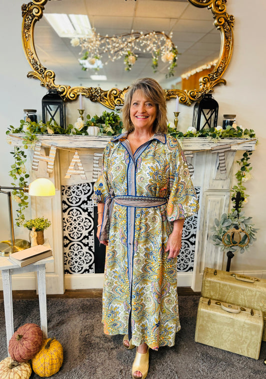ALL IN THE PAISLEY DRESS