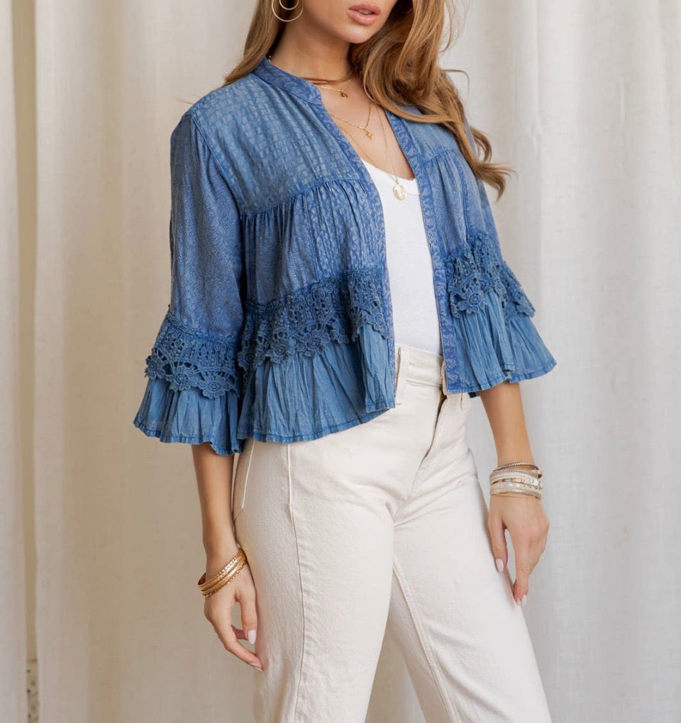 ASIRAL CROCHET SHRUG