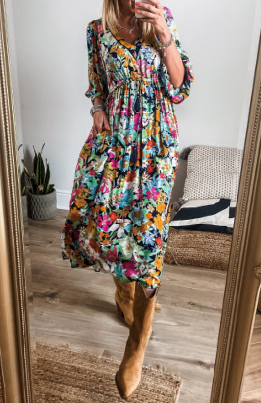 A SIMPLE SONG FLORAL DRESS