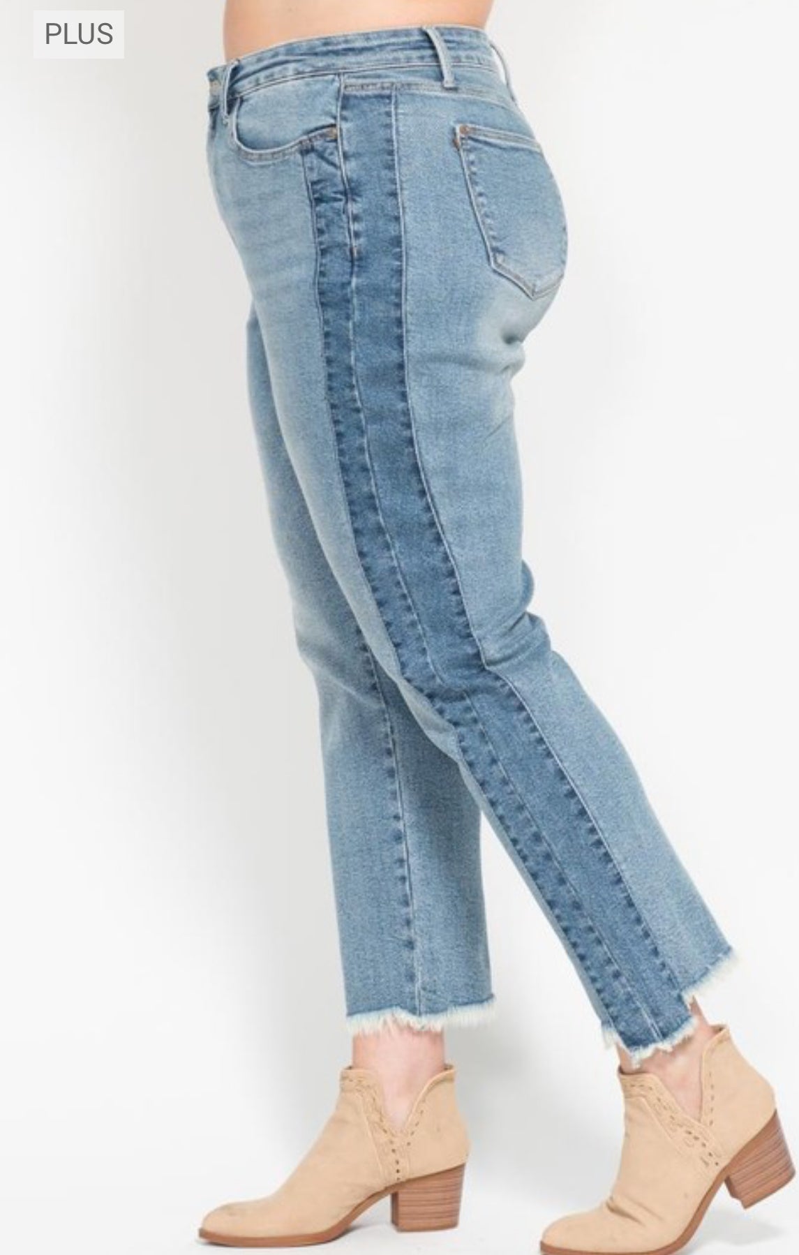 JUDY BLUE SIDE DENIM JEANS