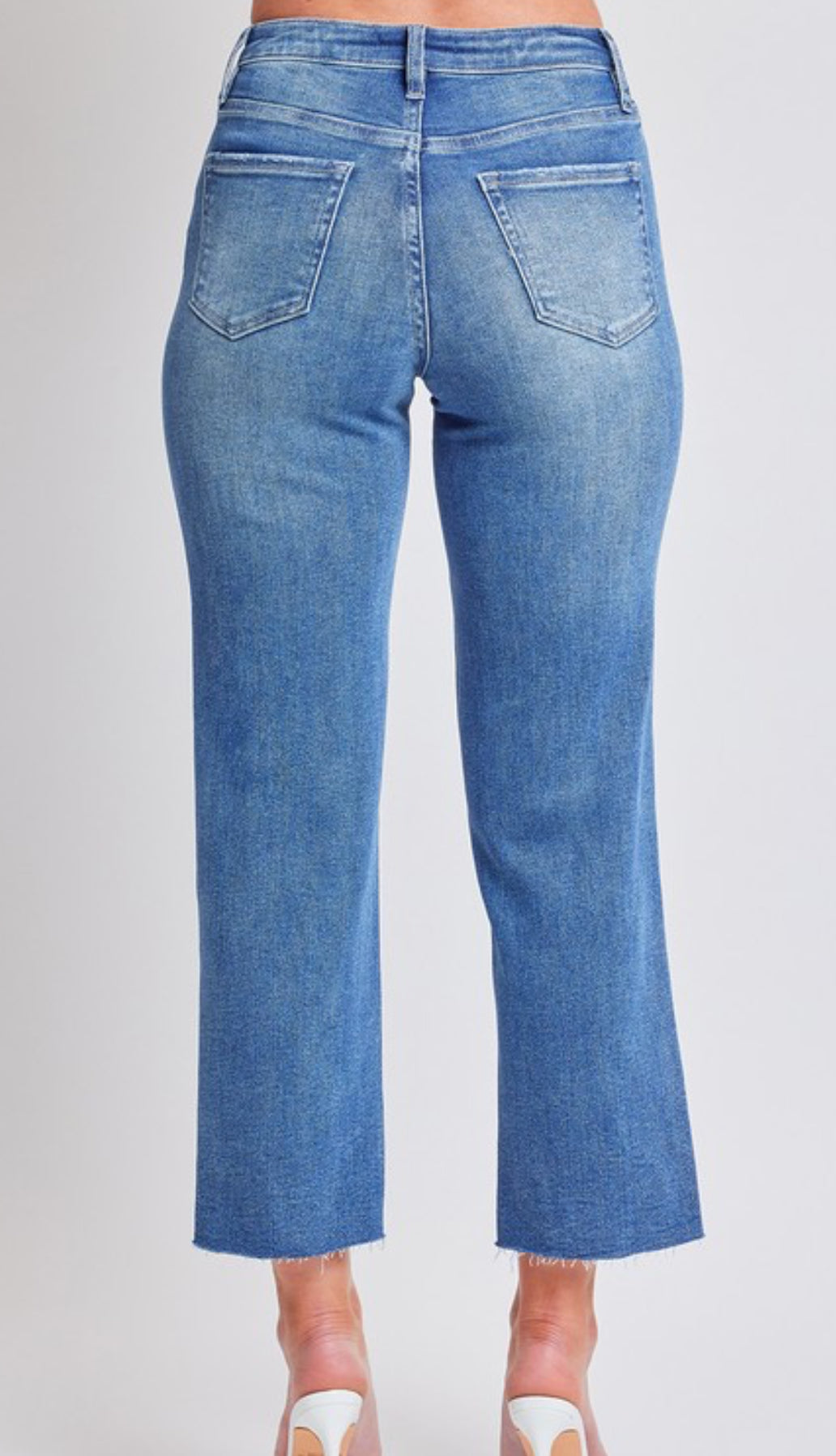 HEIDI CROPPED DENIM JEANS