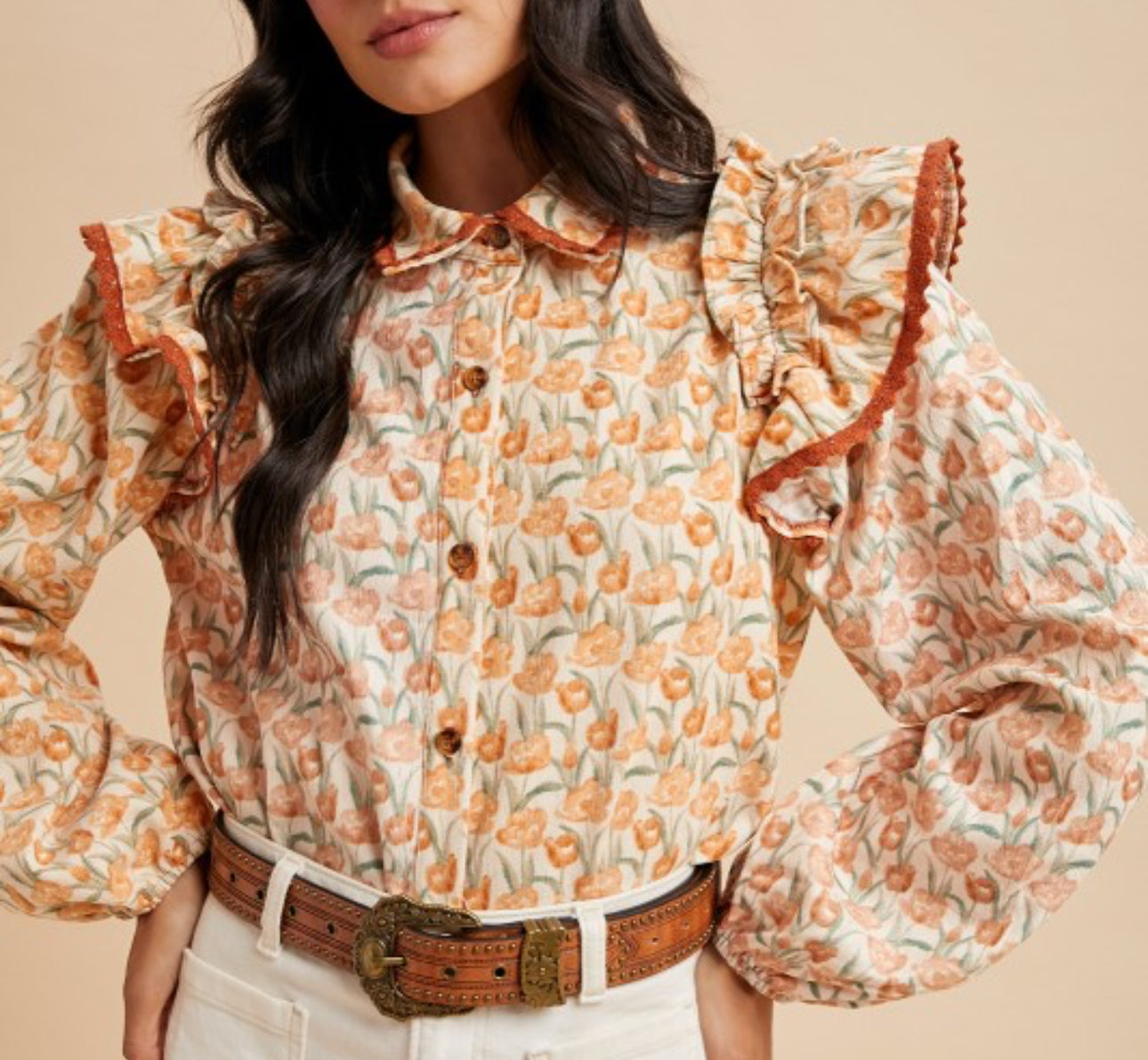 HARVEST FLORAL BLOUSE
