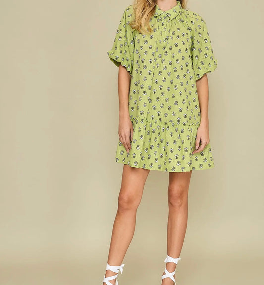 DELICATE BLOOMS MINI DRESS