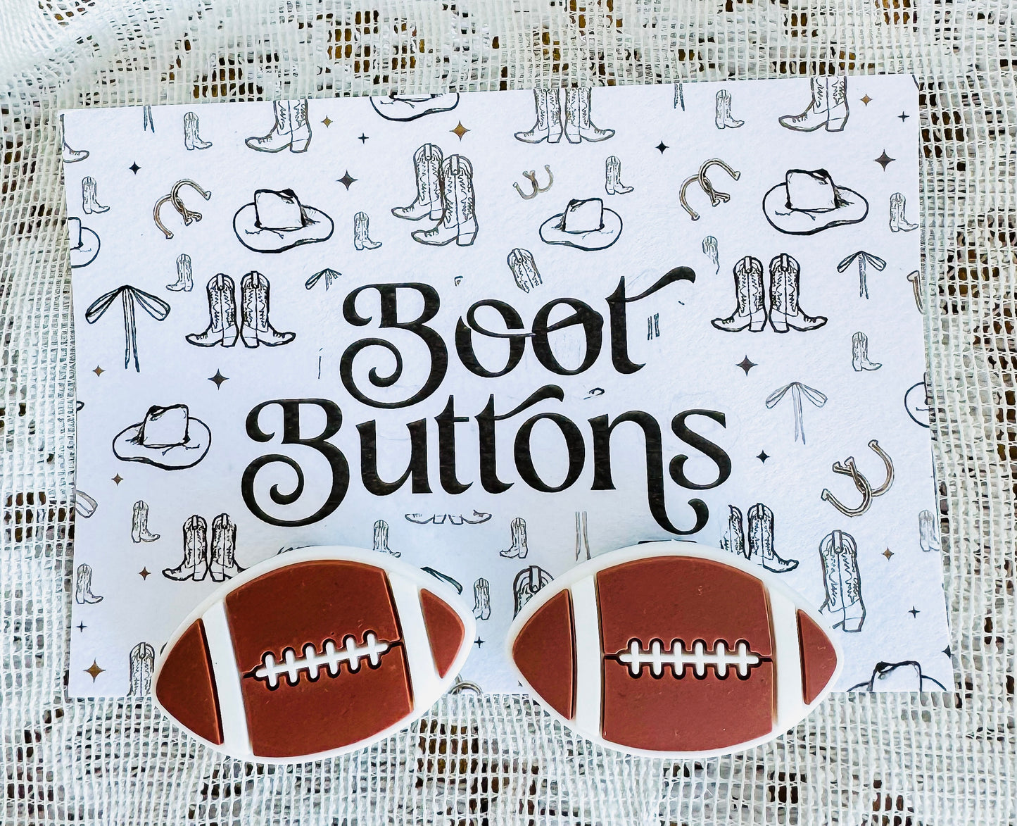 GAME DAY BOOT BUTTONS