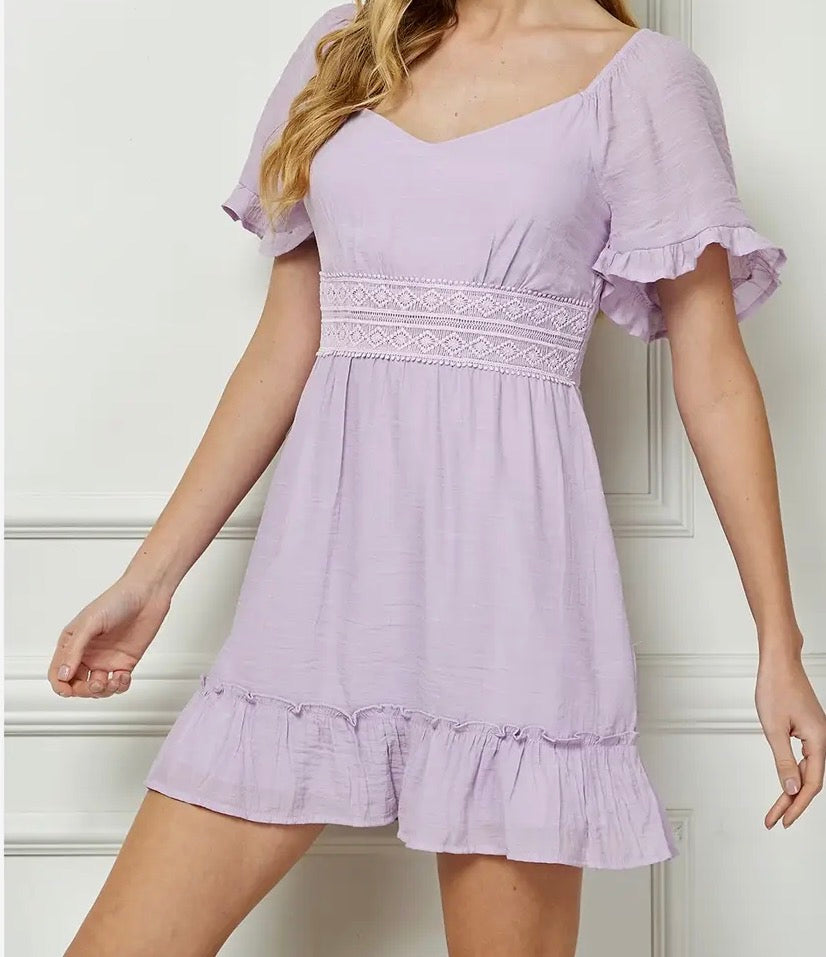 JOLIE ORCHID MINI DRESS