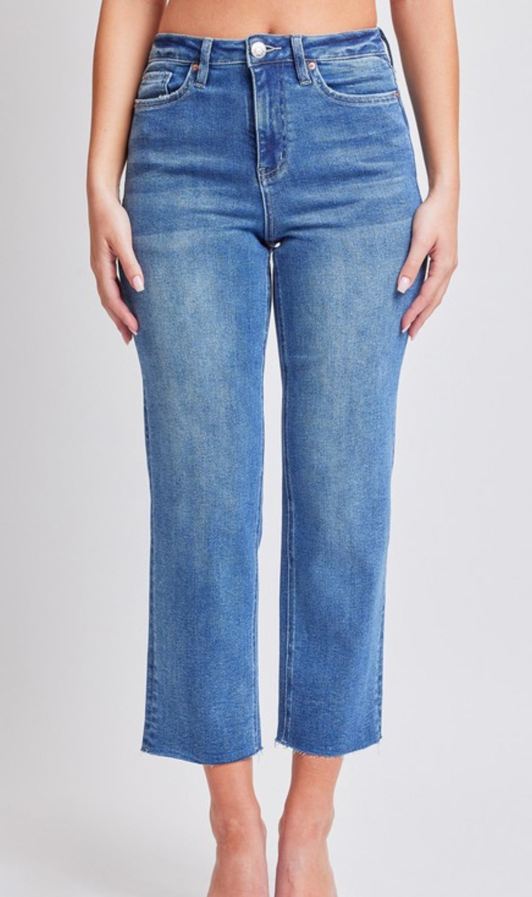 HEIDI CROPPED DENIM JEANS