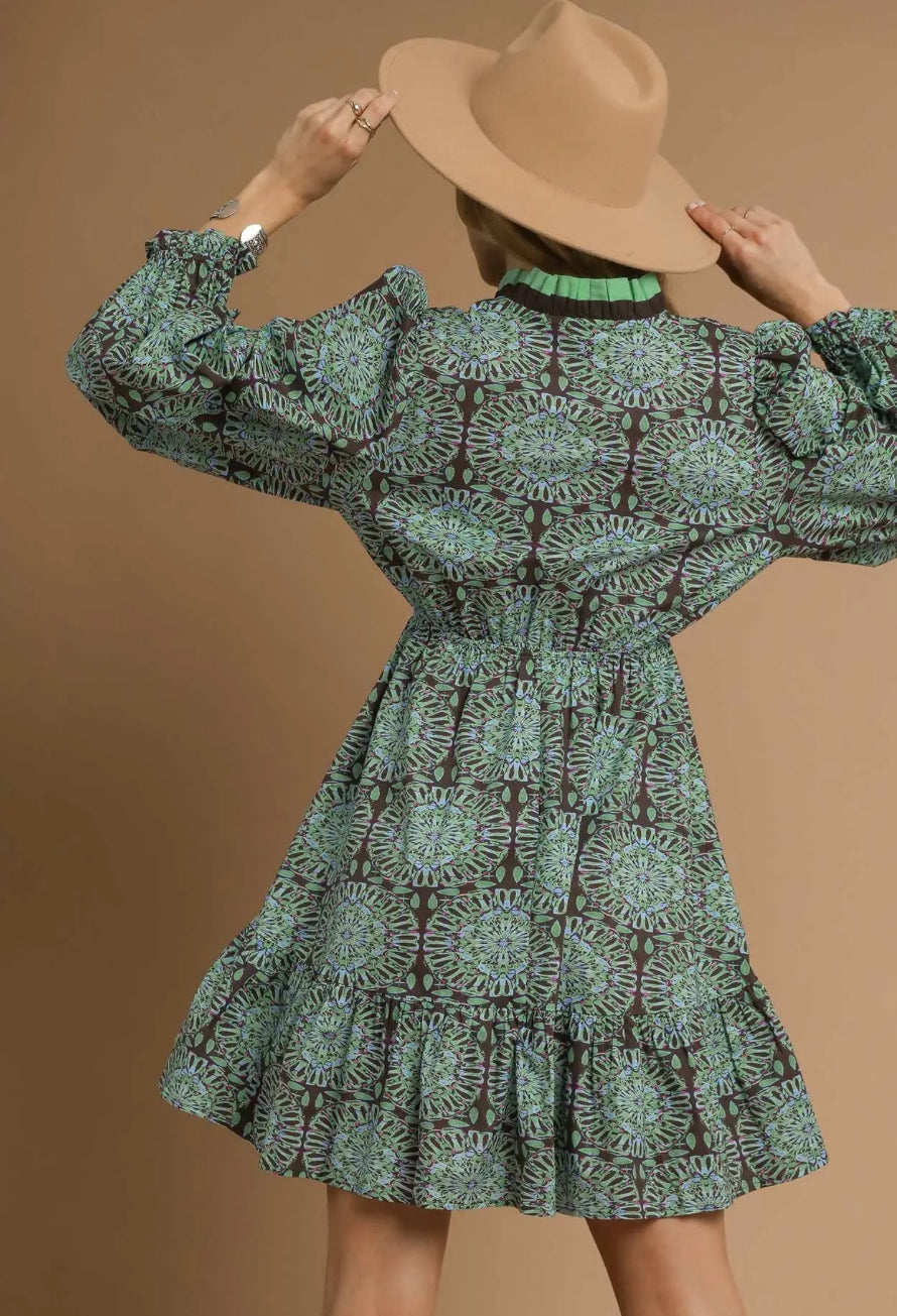 MINT CHOCOLATE MINI DRESS