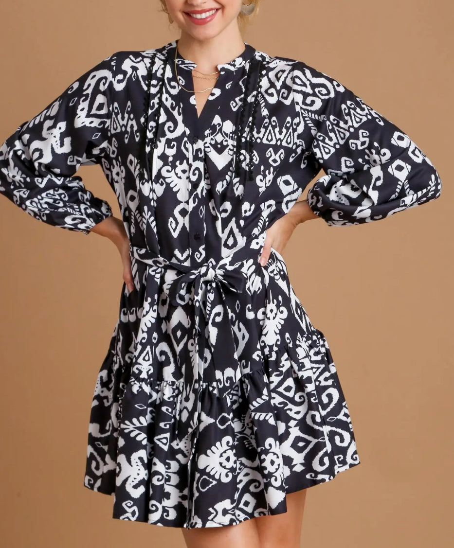 LETTIE BLACK MINI DRESS