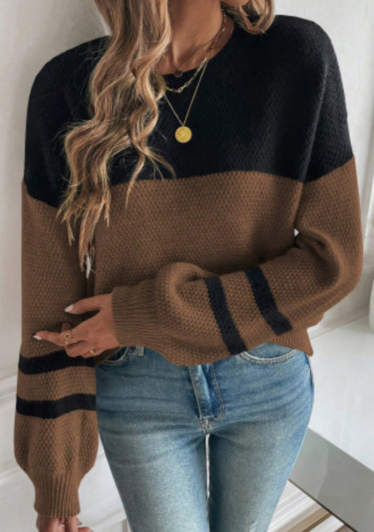 RUTH COLORBLOCK SWEATER