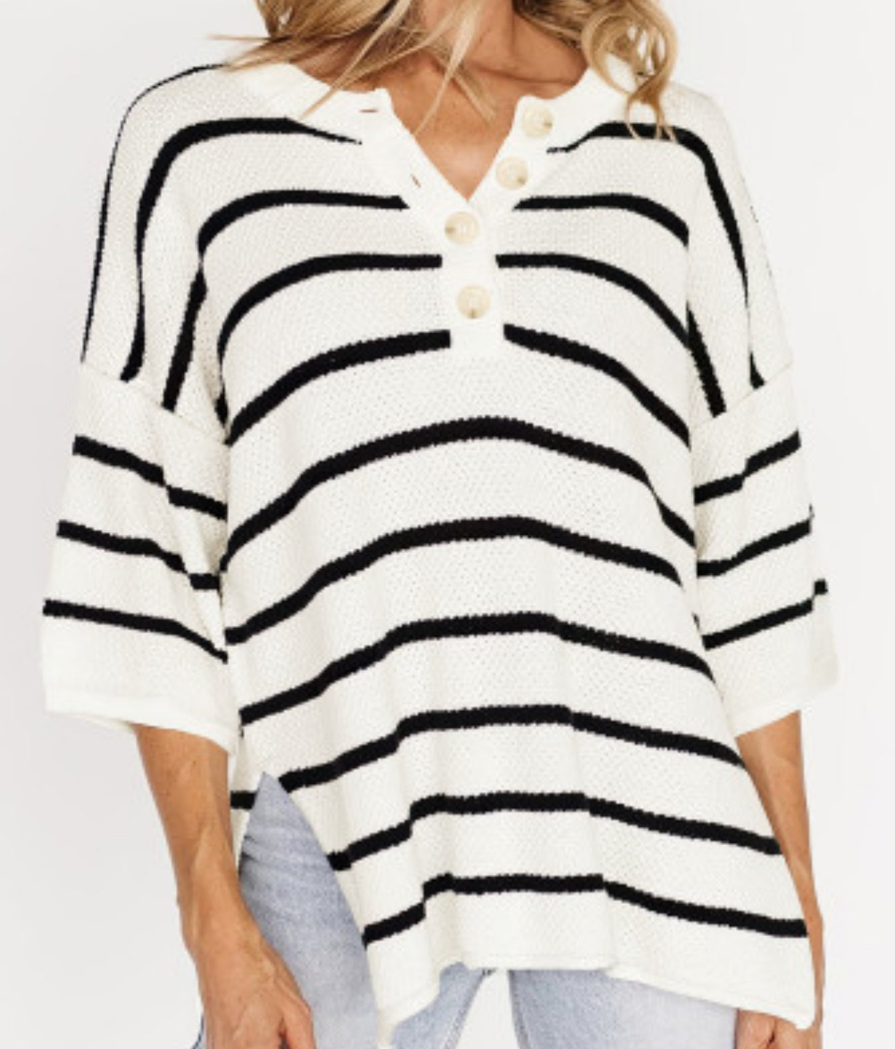 KEY TO STYLE STRIPE TOP