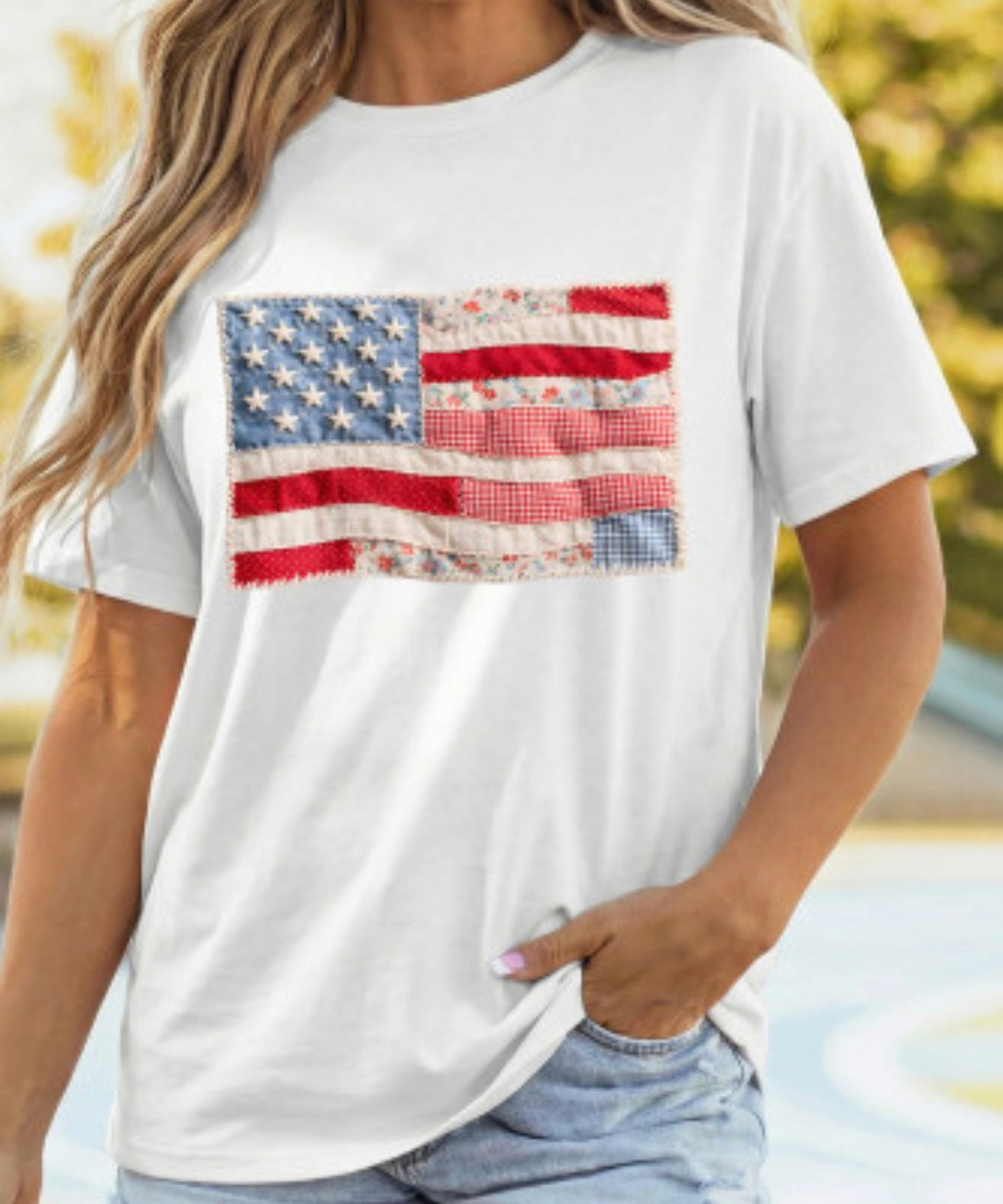 CELEBRATION FLAG TEE