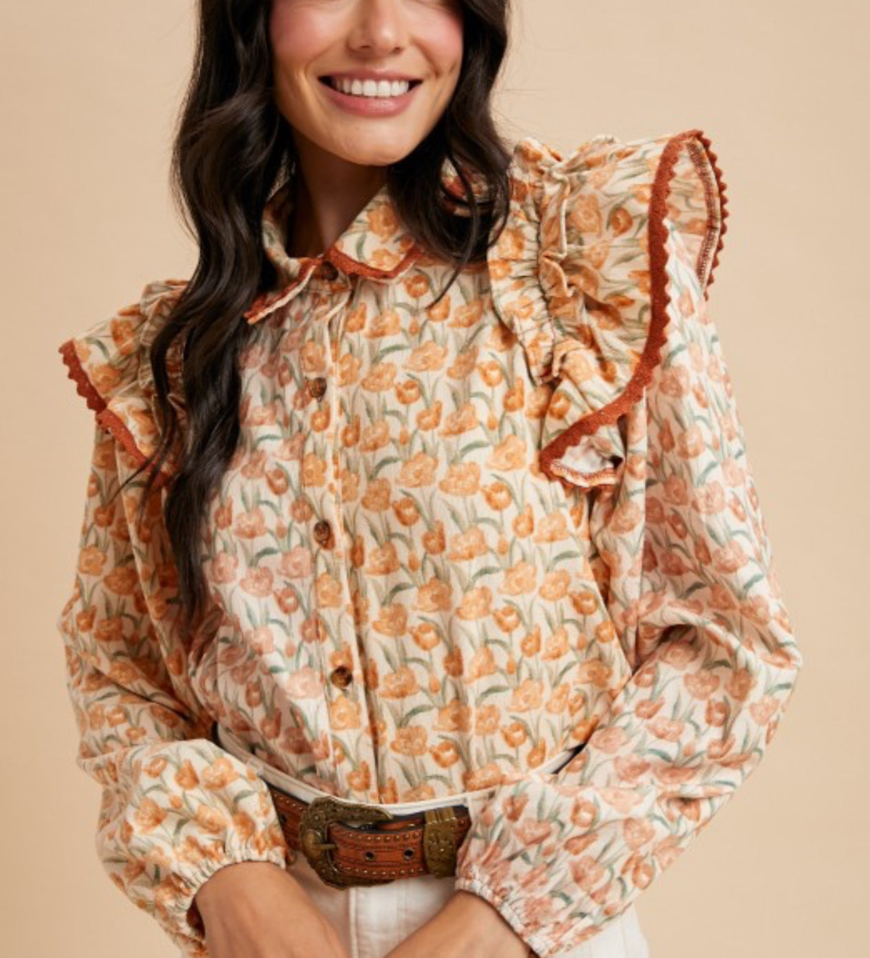 HARVEST FLORAL BLOUSE