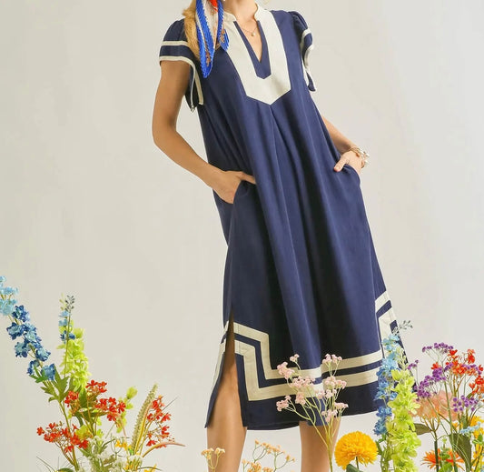 SKYLINE NAVY DRESS