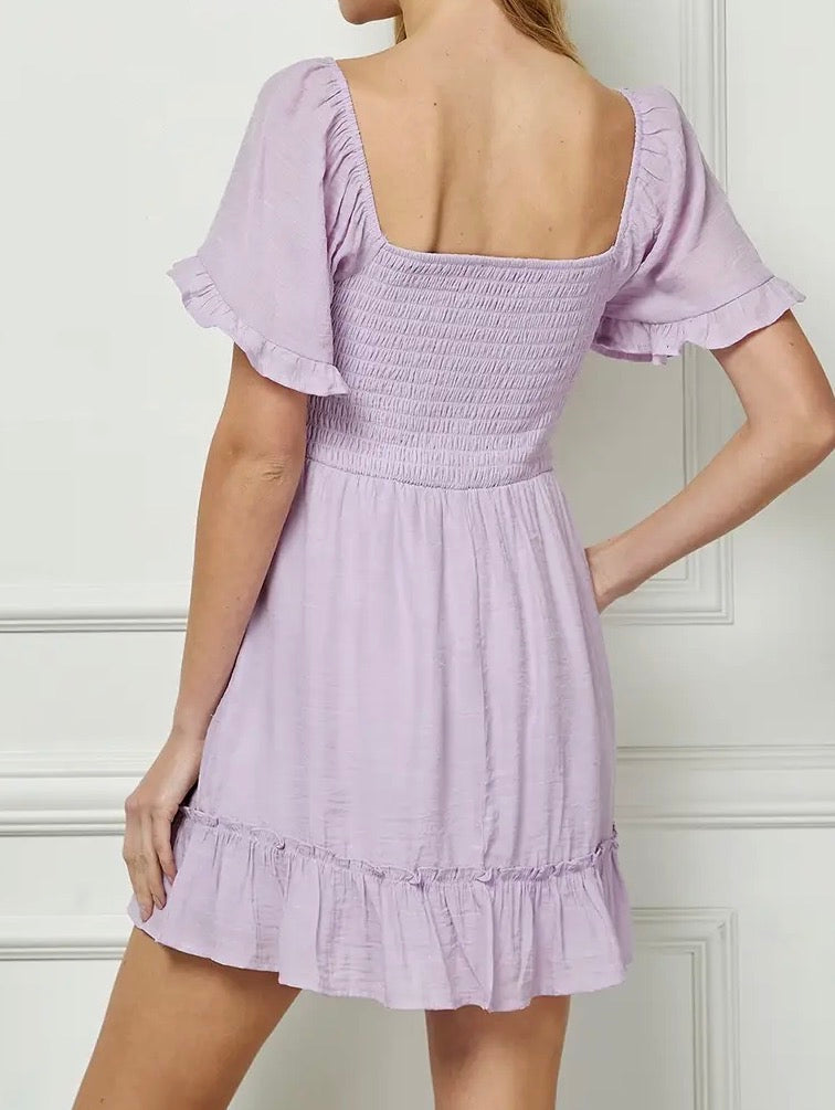 JOLIE ORCHID MINI DRESS