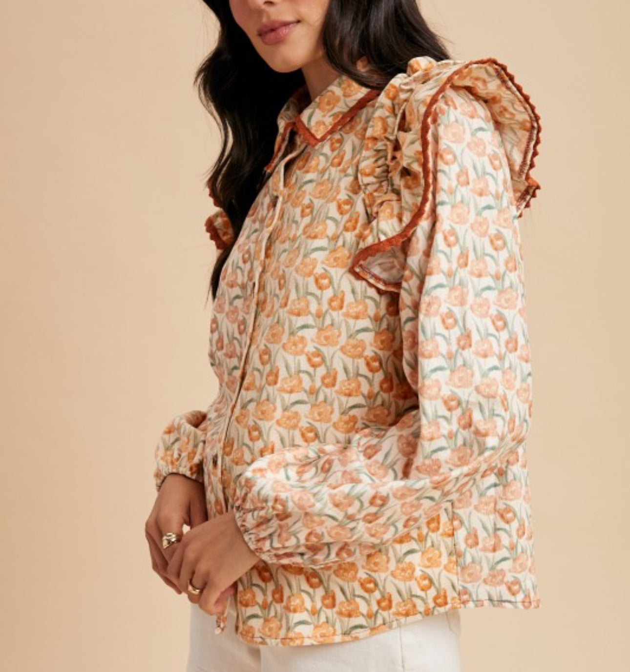 HARVEST FLORAL BLOUSE