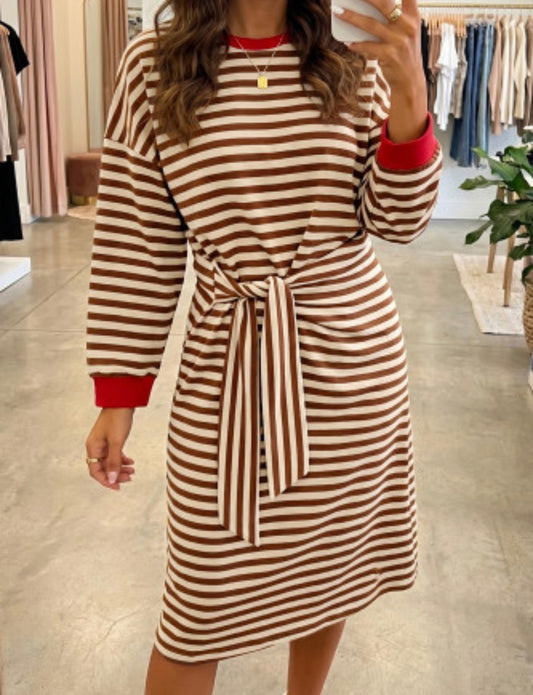 FALLING FOR STRIPES DRESS