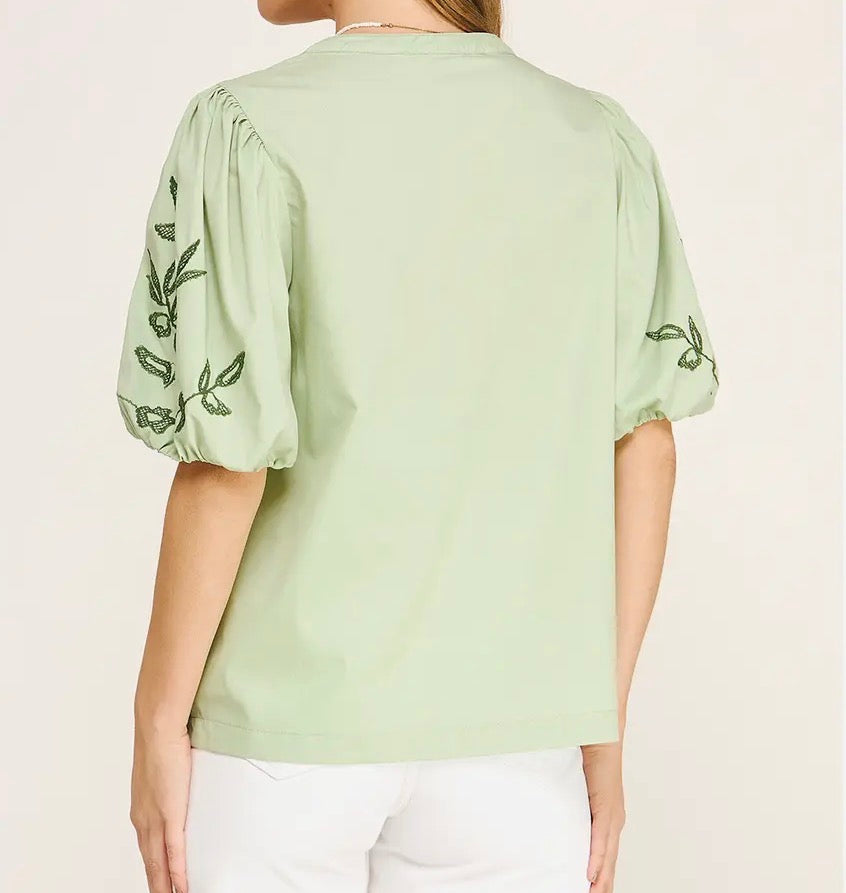 IVY GREEN DESIGN BLOUSE