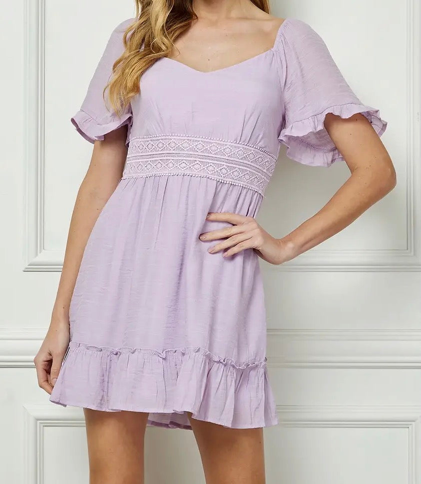 JOLIE ORCHID MINI DRESS