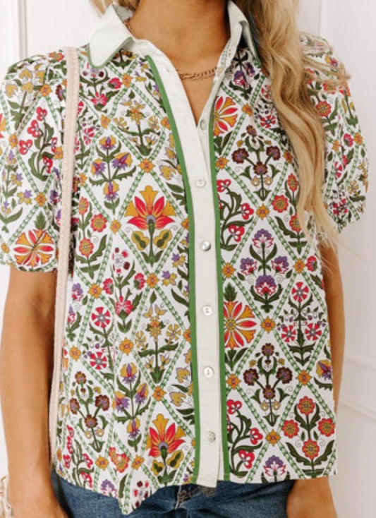 COLLINS FLORAL BLOUSE