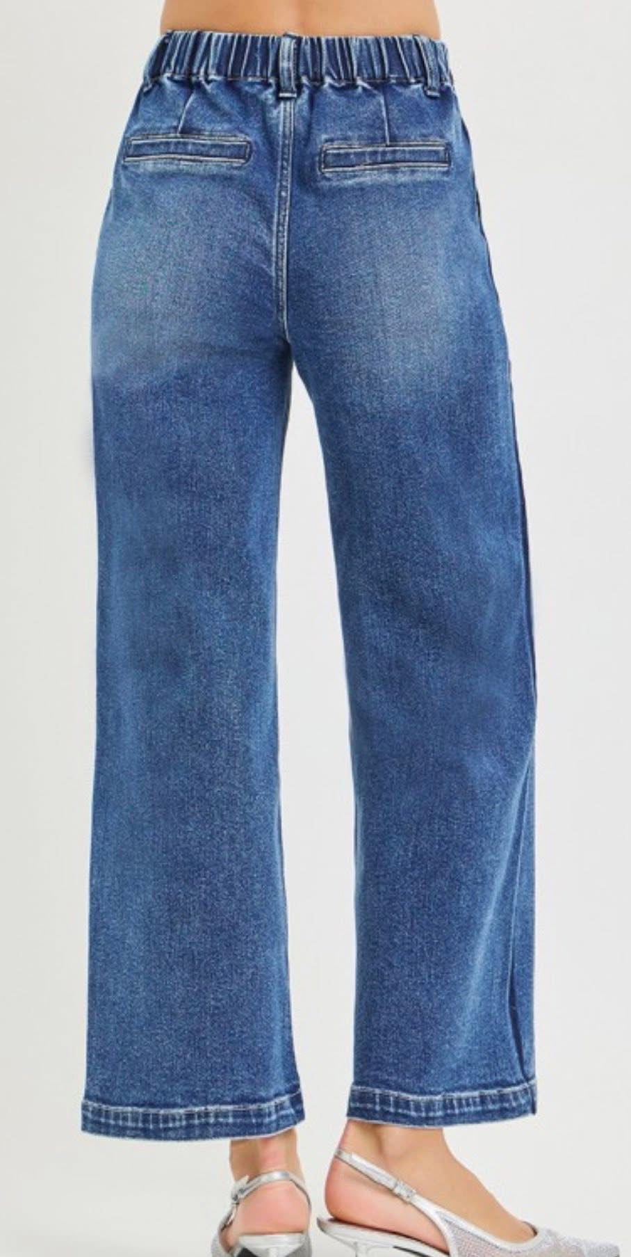 Risen Tie Them Up Cropped Jeans