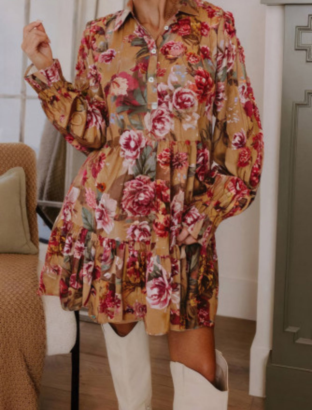 WYNN FLORAL MINI DRESS