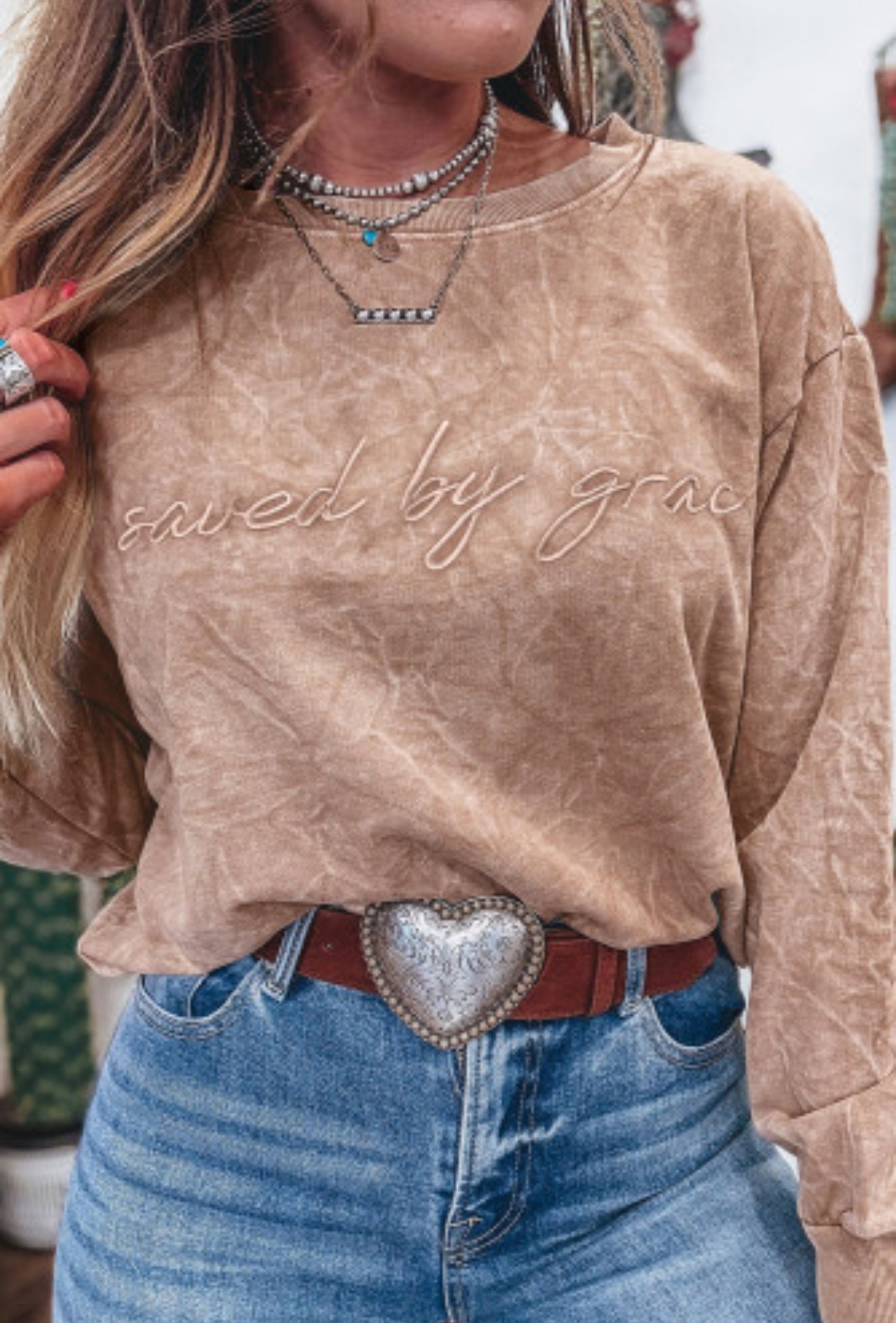 SAVED BY GRACE PULLOVER