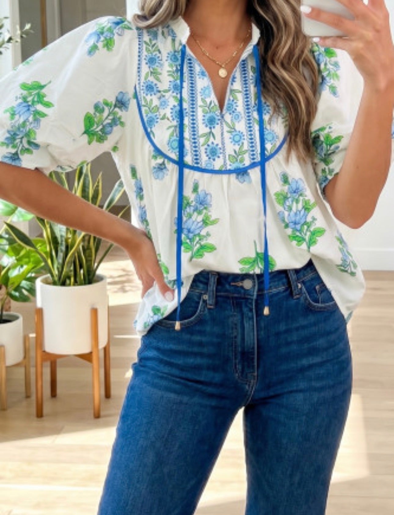 JUDY FLORAL BLOUSE
