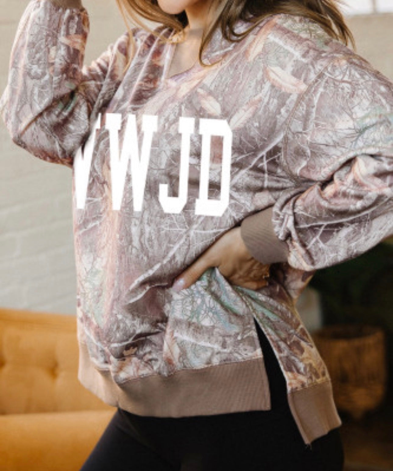 WWJD CAMO  PULLOVER