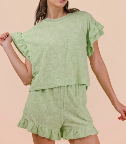 READY FOR SUMMER SHORT SET