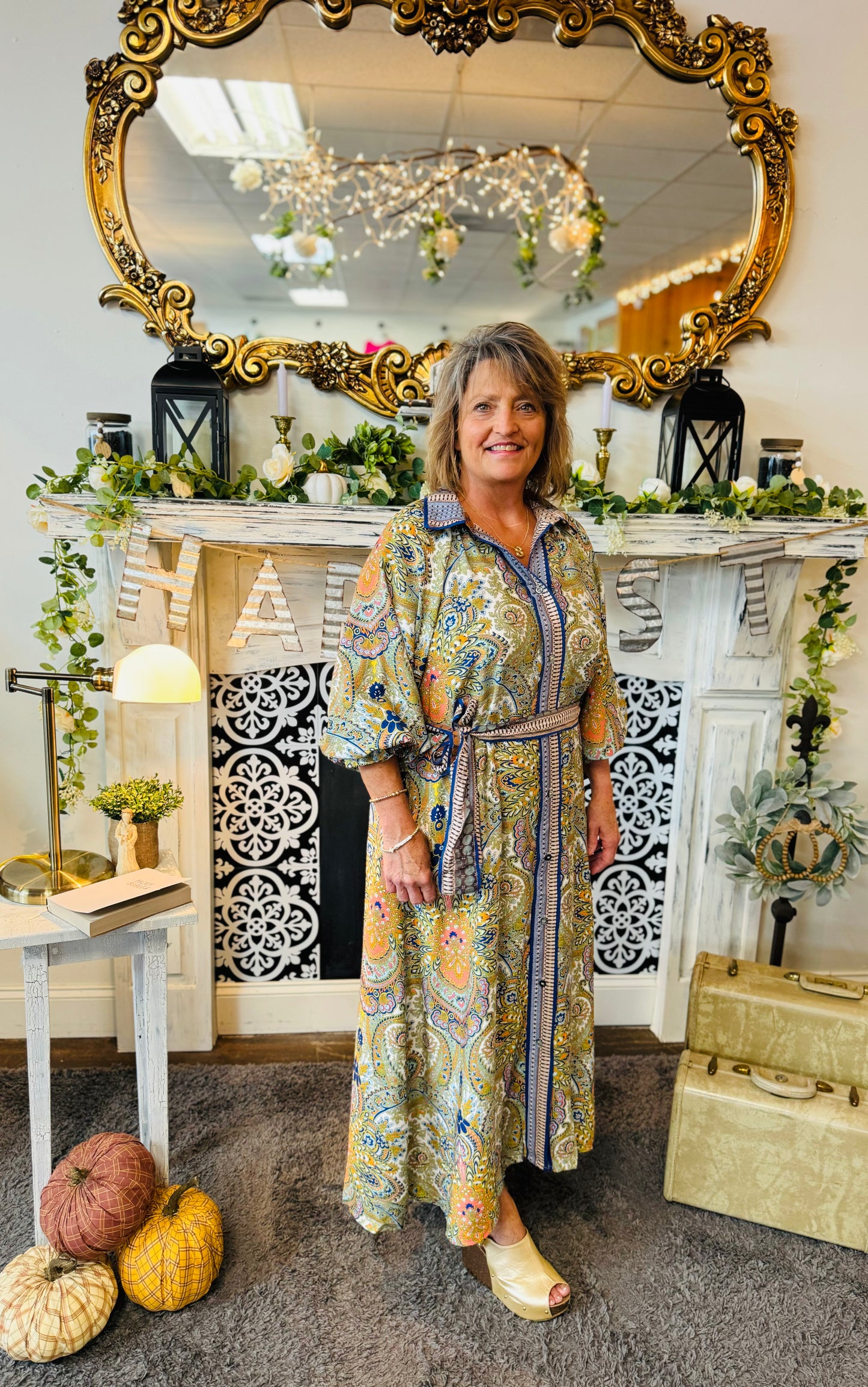 ALL IN THE PAISLEY DRESS