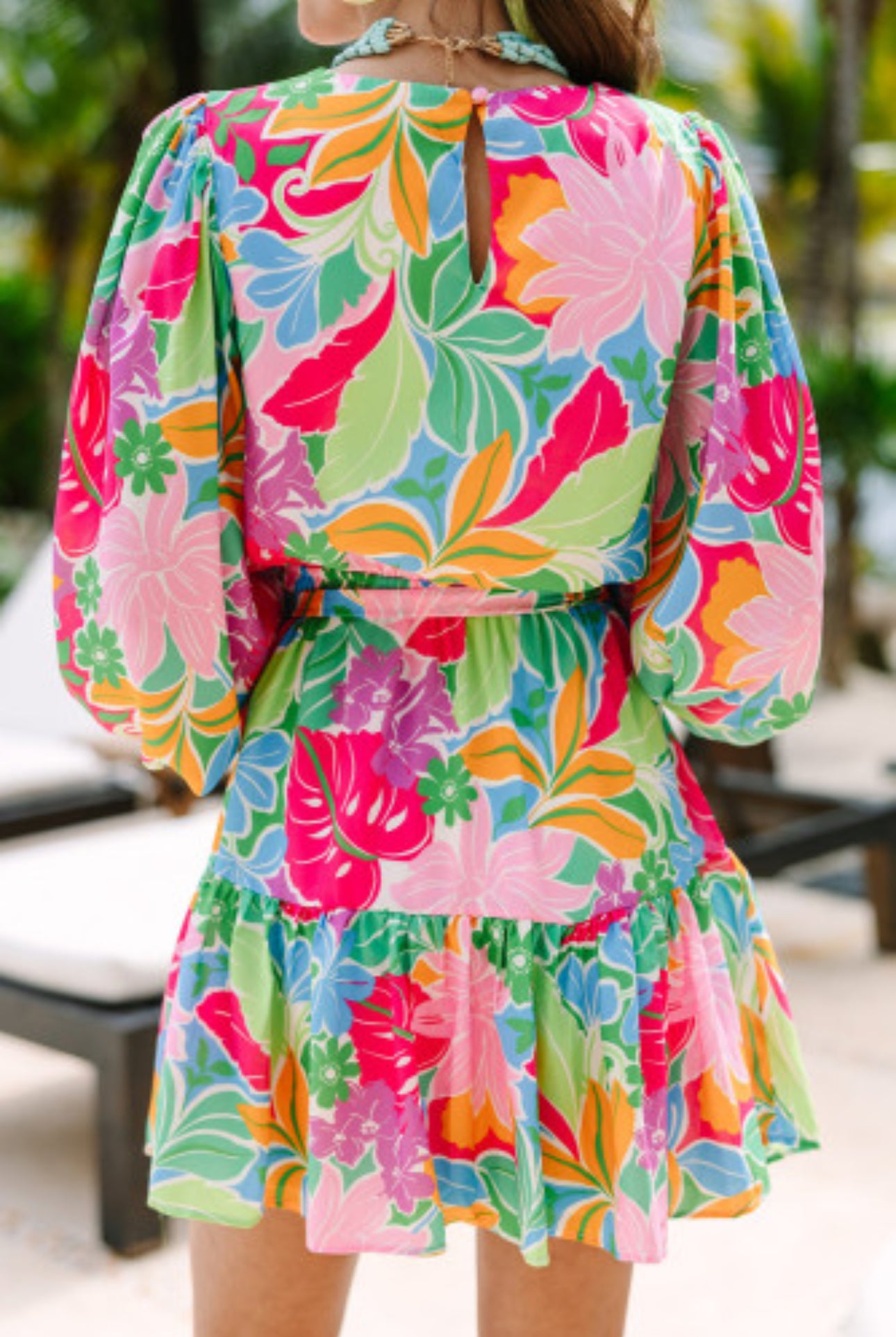 BOTANICAL MINI DRESS