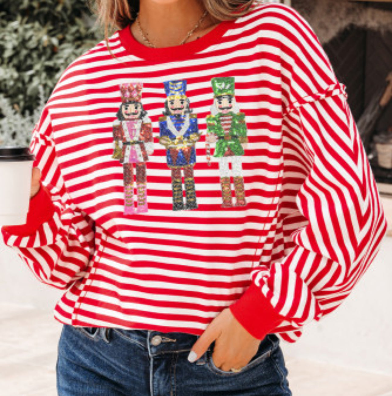 NUTCRACKER SEQUIN TOP