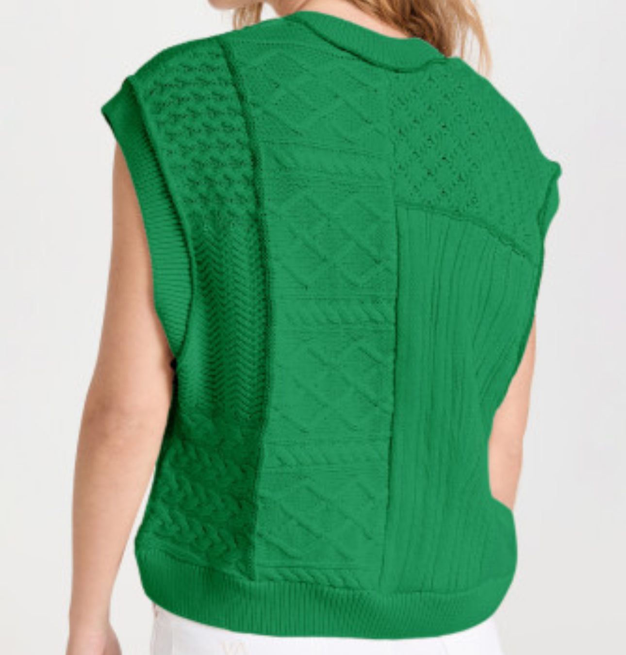 LACEY GREEN SWEATER VEST