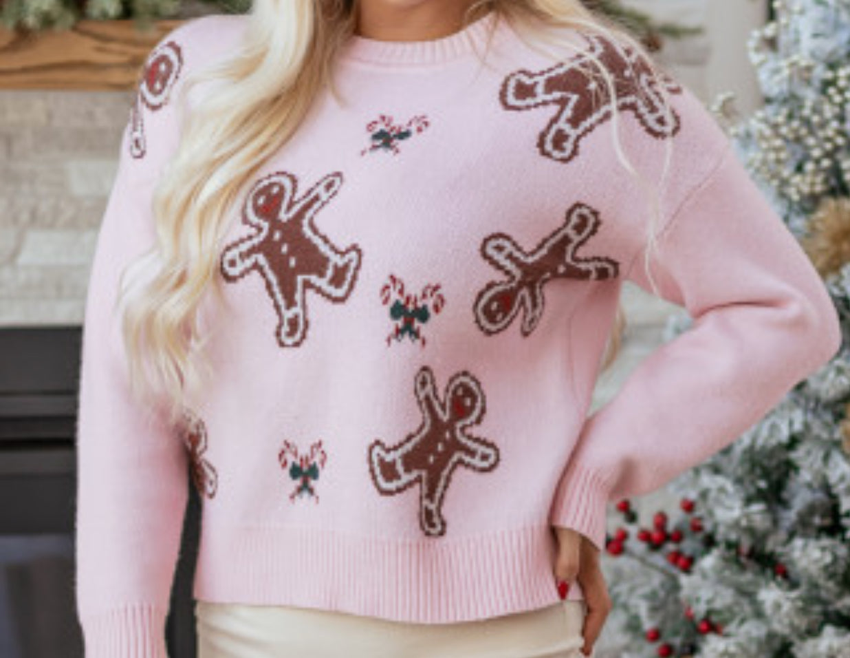 GINGER BREAD MAN SWEATER